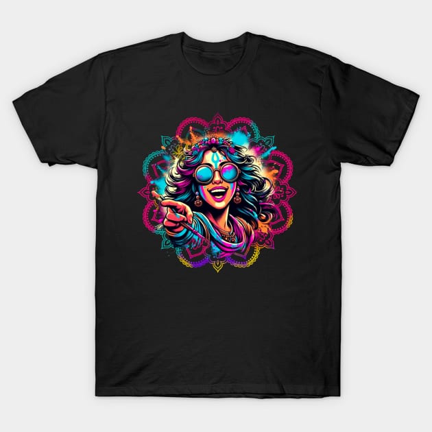 Happy Holi Tshirt T-Shirt by fadinstitute